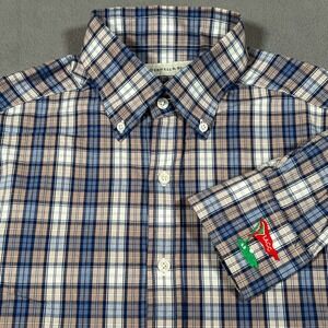 Holderness & Bourne LACC Los Angeles Country Club Shirt Mens M Plaid Button Down